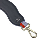 Fendi Long Strap You Shoulder Accessory Wave Suede Leather Red Purple — view 3