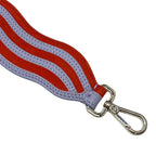 Fendi Long Strap You Shoulder Accessory Wave Suede Leather Red Purple — view 2