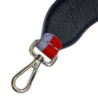 Fendi Long Strap You Shoulder Accessory Wave Suede Leather Red Purple — view 9