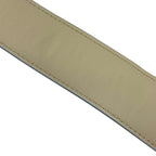 Fendi Long Strap You Shoulder Accessory ROMA Logo Leather Silver Beige — view 5