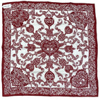 Christian Dior Scarf Accessory Silk Logo Bandana Pattern All Over White — view 7