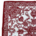 Christian Dior Scarf Accessory Silk Logo Bandana Pattern All Over White — view 2
