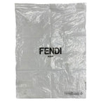 Fendi Bugs Monster Scarf Shawl Large Accessory Silk Logo All Over Pattern — view 9