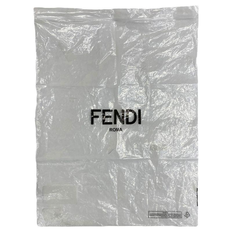 Fendi Bugs Monster Scarf Shawl Large Accessory Silk Logo All Over Pattern — view 9