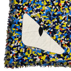 Fendi Bugs Monster Scarf Shawl Large Accessory Silk Logo All Over Pattern — view 5