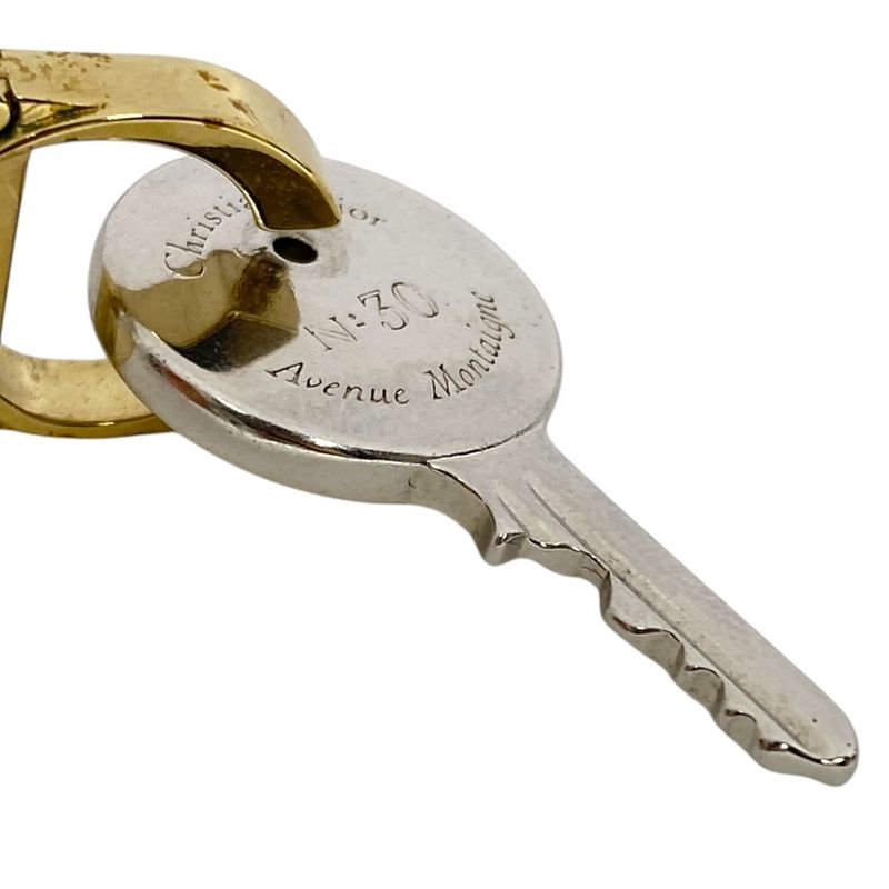 Christian Dior Cannage Key Motif CD Logo Single Earrings Hoop Accessori — view 8