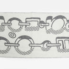 Hermes Muffler Dore Bagle Gray 100% Cashmere Fringe Accessories Scarf — view 6
