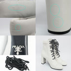 Prada Short Boots White Size 36.5 — view 9