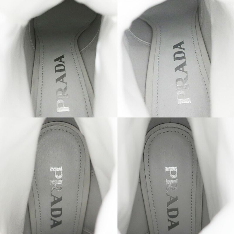 Prada Short Boots White Size 36.5 — view 6