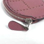 Hermes Coin Case Evelyne H Logo Leather Purple — view 5
