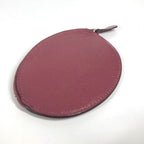 Hermes Coin Case Evelyne H Logo Leather Purple — view 8