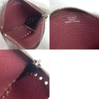 Hermes Coin Case Evelyne H Logo Leather Purple — view 9