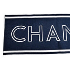 Chanel Reversible Muffler Navy Coco Mark 2025 Cruises Aaa710 Scarf — view 5