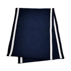 Chanel Reversible Muffler Navy Coco Mark 2025 Cruises Aaa710 Scarf — view 2