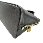 Louis Vuitton Bag Handbag Epi Alma Leather Noir Black — view 5