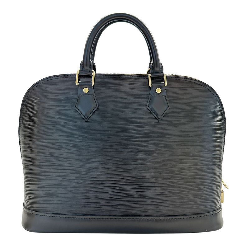 Louis Vuitton Bag Handbag Epi Alma Leather Noir Black — view 2