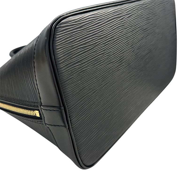 Louis Vuitton Bag Handbag Epi Alma Leather Noir Black — view 4