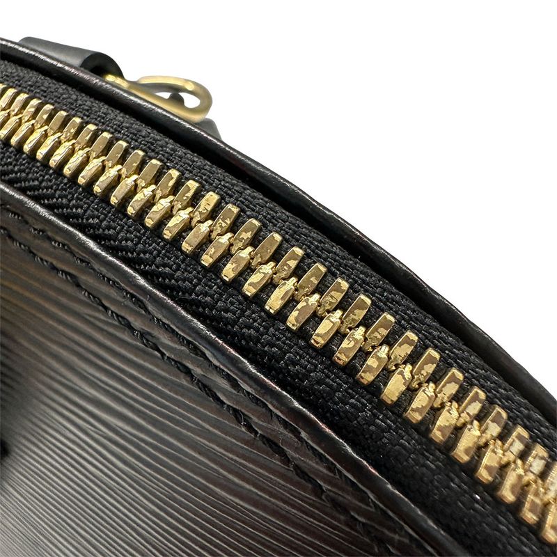 Louis Vuitton Bag Handbag Epi Alma Leather Noir Black — view 8