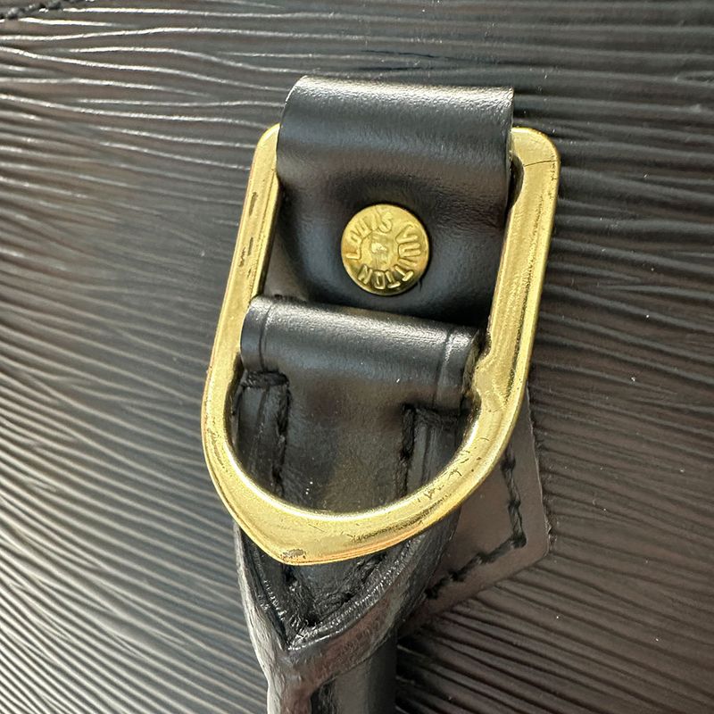 Louis Vuitton Bag Handbag Epi Alma Leather Noir Black — view 7