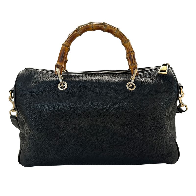 Gucci Bag Bamboo Shoulder 2-Way Leather Black — view 2