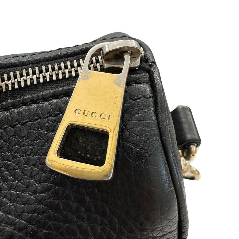 Gucci Bag Bamboo Shoulder 2-Way Leather Black — view 8