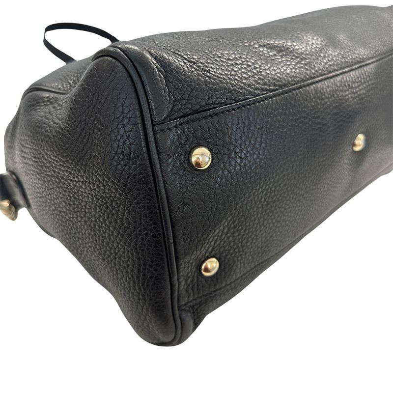 Gucci Bag Bamboo Shoulder 2-Way Leather Black — view 4