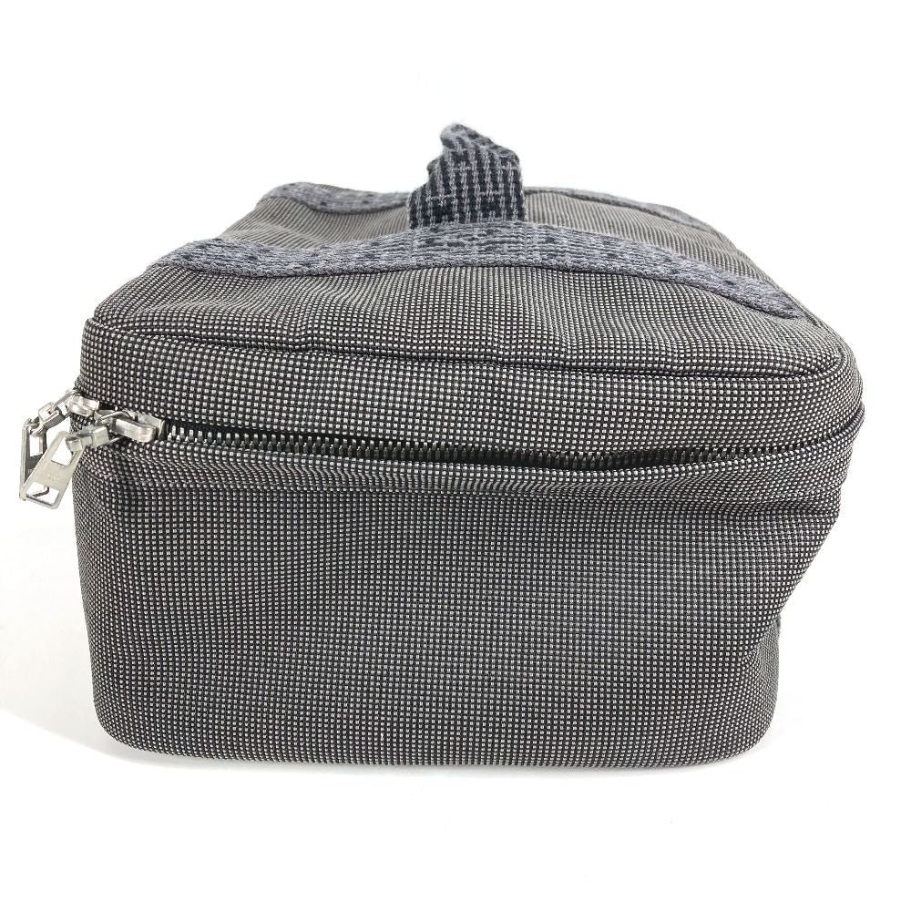Hermes Pouch Her Line Vanity Bag Canvas Gray — view 6