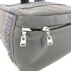 Hermes Pouch Her Line Vanity Bag Canvas Gray — view 5