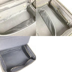 Hermes Pouch Her Line Vanity Bag Canvas Gray — view 2