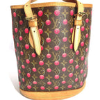 Louis Vuitton Shoulder Bag Bucket PM Monogram Canvas Brown — view 6
