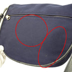 Loewe Bag Shoulder Canvas Navy Logo Crossbody — view 9