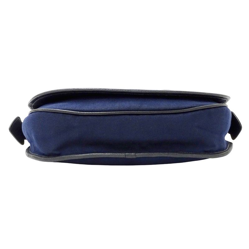 Loewe Bag Shoulder Canvas Navy Logo Crossbody — view 3