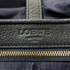 Loewe Bag Shoulder Canvas Navy Logo Crossbody — view 6