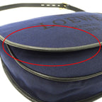 Loewe Bag Shoulder Canvas Navy Logo Crossbody — view 7