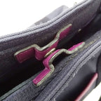 Loewe Bag Shoulder 2-Way Canvas Navy Tassel Fringe — view 8