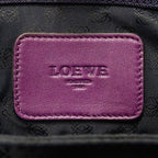 Loewe Bag Shoulder 2-Way Canvas Navy Tassel Fringe — view 6