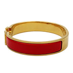 Hermes Bracelet Click H PM Bangle Orange Gold Cool — view 5