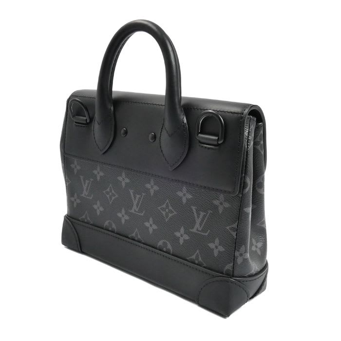 Louis Vuitton Steamer PM 2-Way Shoulder Bag Monogram Eclipse Black IC — view 3