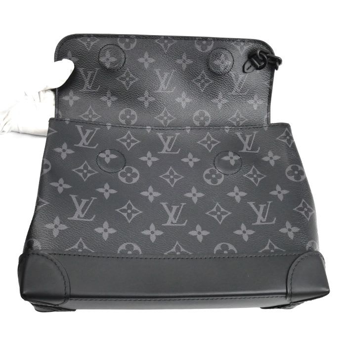 Louis Vuitton Steamer PM 2-Way Shoulder Bag Monogram Eclipse Black IC — view 4