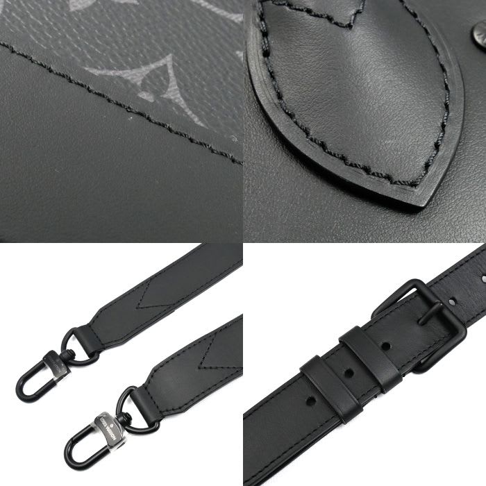 Louis Vuitton Steamer PM 2-Way Shoulder Bag Monogram Eclipse Black IC — view 7