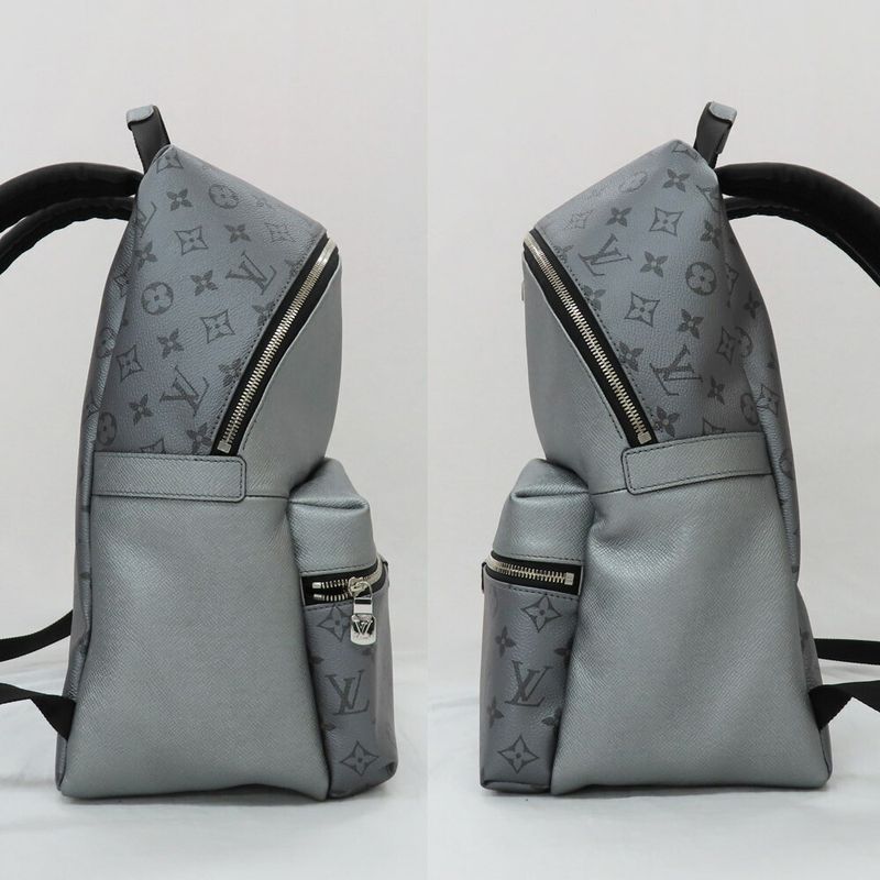 Louis Vuitton Discovery Backpack PM Taigarama Monogram Taiga — view 5