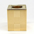 Hermes Scarf Ring Cube Teme H Motif Metal Gold GD — view 3