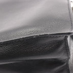 Prada Shoulder Bag Glace'calf 1 Bd296 Black Leather Triangle Logo — view 7