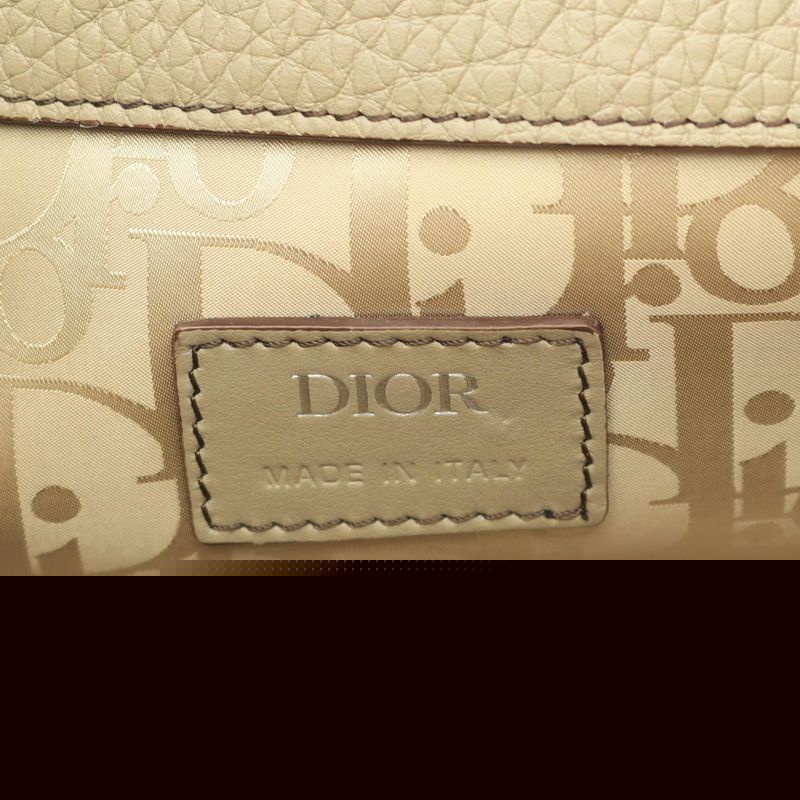 Dior Gallop Mini Beige Leather Shoulder Bag — view 5