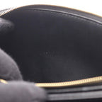 Louis Vuitton Shoulder Bag Malso Noir Black Leather — view 6