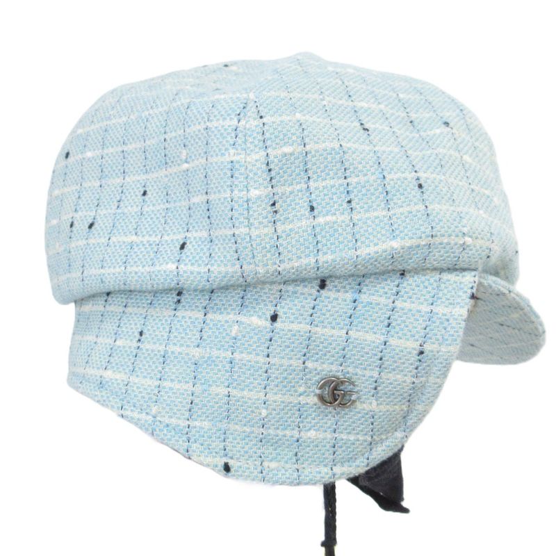 Gucci Double G Cap L 3 Hat2 Size Light Blue 23AW — view 5