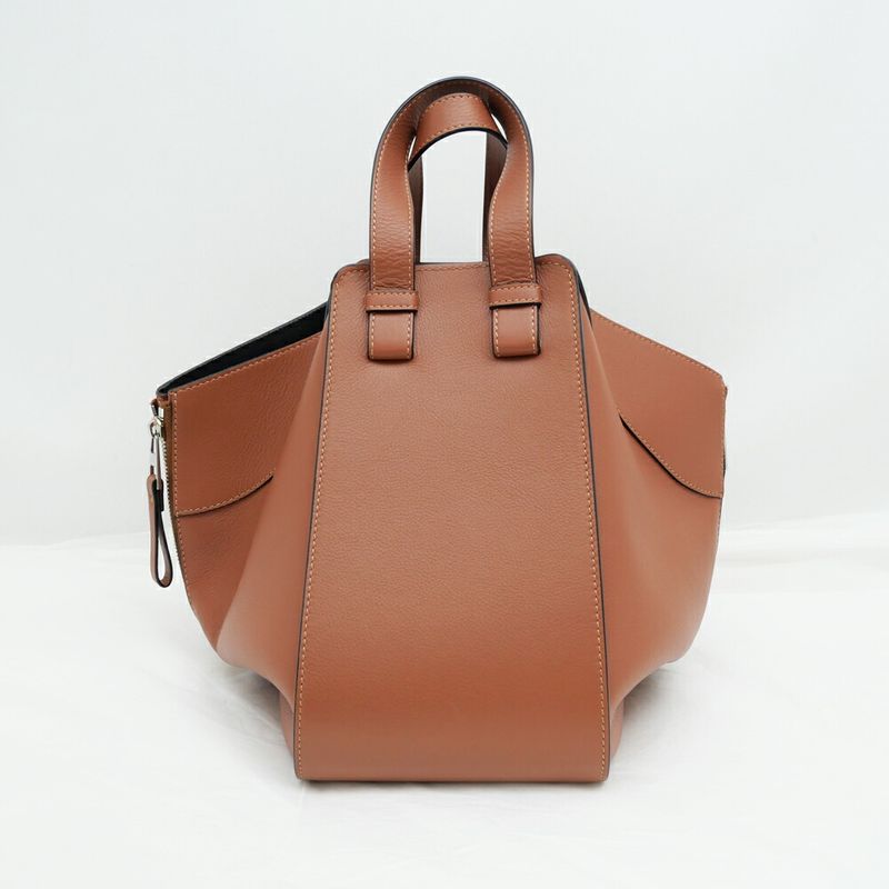 Loewe Hammock Bag Small 2-Way Brown Shoulder Hand Leather — view 3