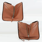 Loewe Hammock Bag Small 2-Way Brown Shoulder Hand Leather — view 4