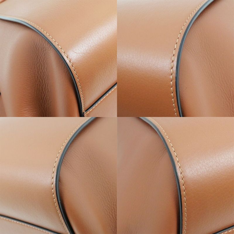 Loewe Hammock Bag Small 2-Way Brown Shoulder Hand Leather — view 9