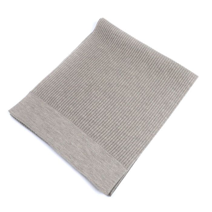 Loewe Logo Muffler Grey X22 rib Scarf — view 2